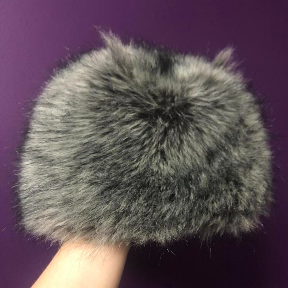 Vtg Rabbit Fur Hat - Picture 3 of 8